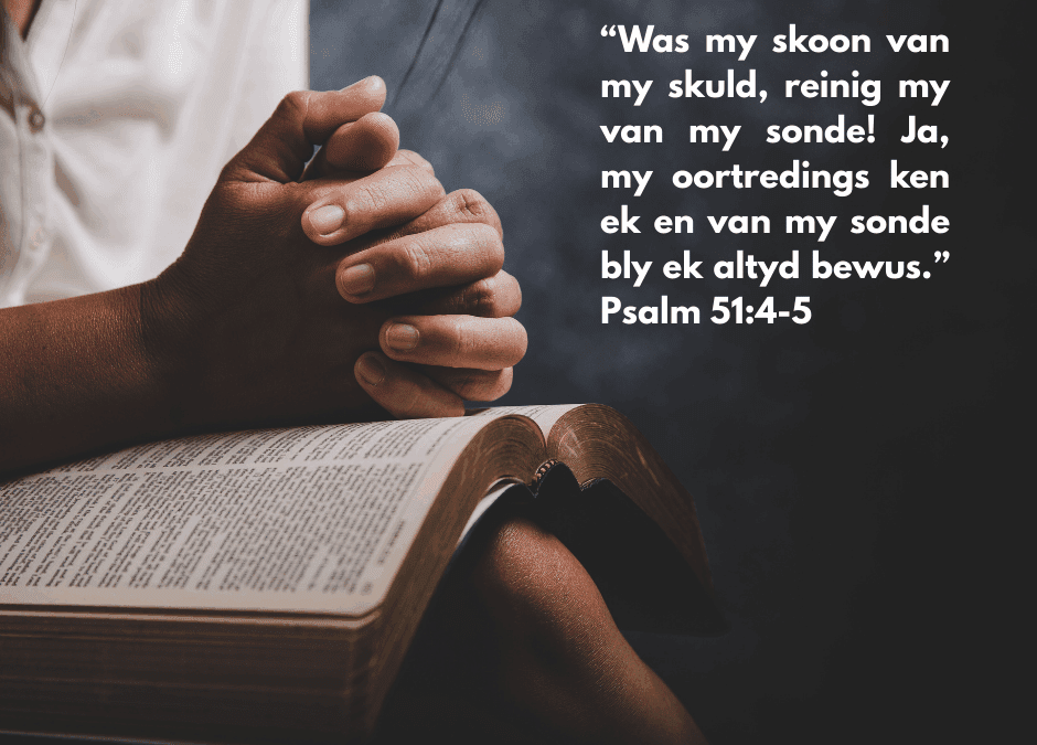 En my sonde is voortdurend voor my!