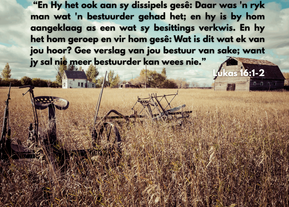 ‘n Les van ‘n Oneerlike Bestuurder
