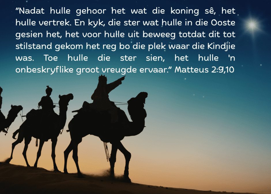 Ons het sy ster in die Ooste gesien