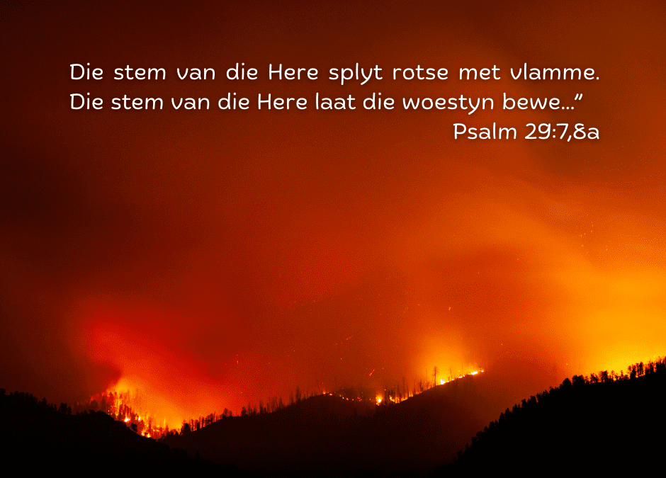 Gee eer aan die Here in storms en natuurrampe