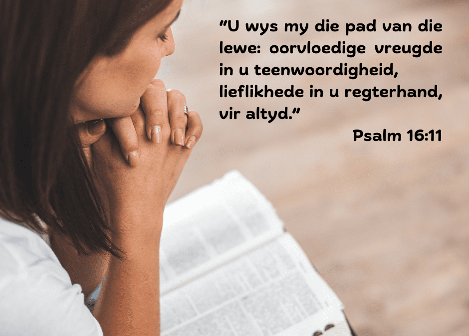 Buiten U is daar vir my niks goeds nie