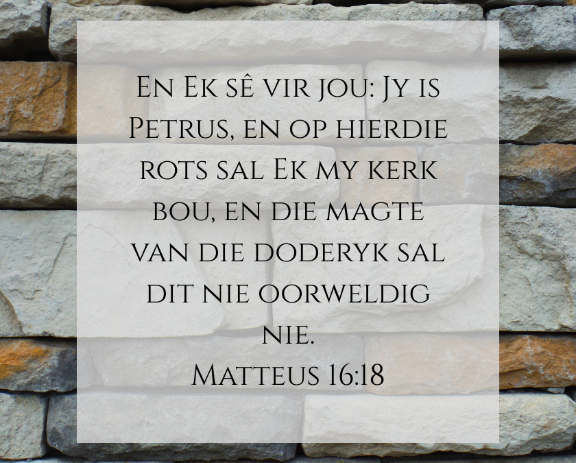 Hy hou sy kerk in stand