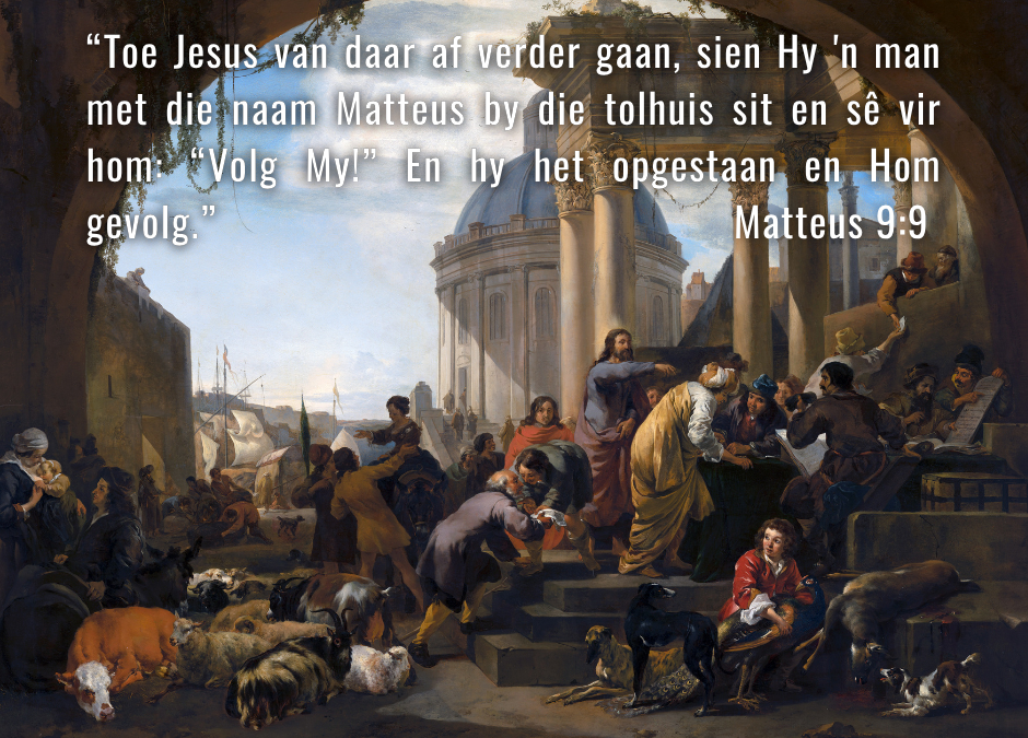 En hy het opgestaan en Jesus gevolg