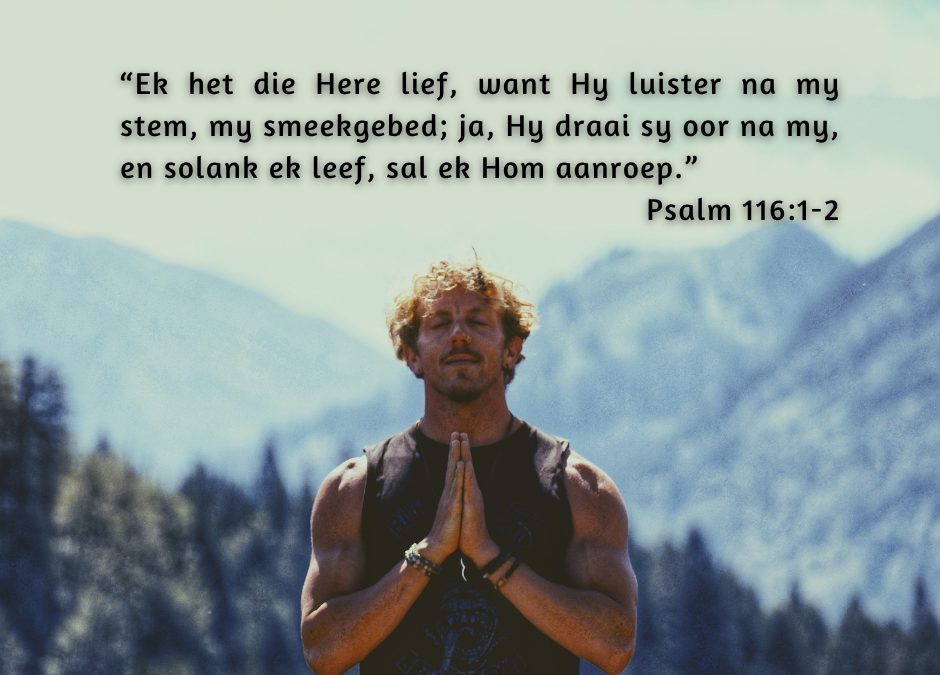 Ek wil my dankbaarheid aan die Here toon
