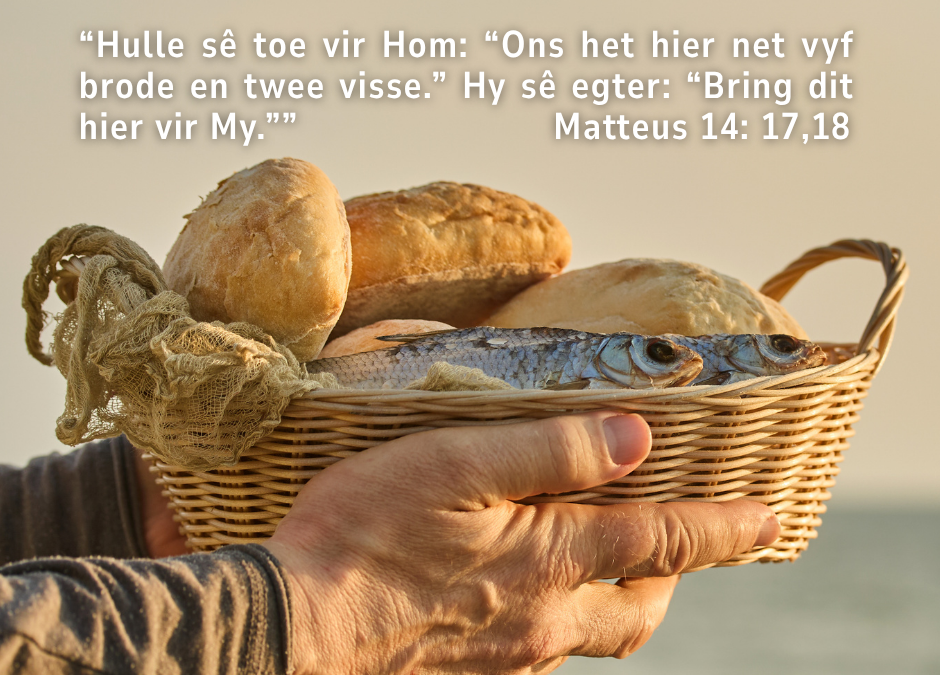 Gee julle vir hulle iets te ete