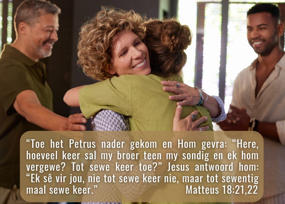 As julle nie elkeen sy broer van harte vergewe nie